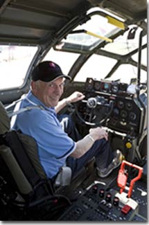Barry in the B-29 Superfortress.