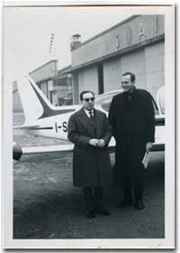 Interviewing Stelio Frati, designer of the Siai Marchetti SF 260 in Italy (1967).