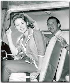 Barry and one of his early students, actress Jill St. John (1956).